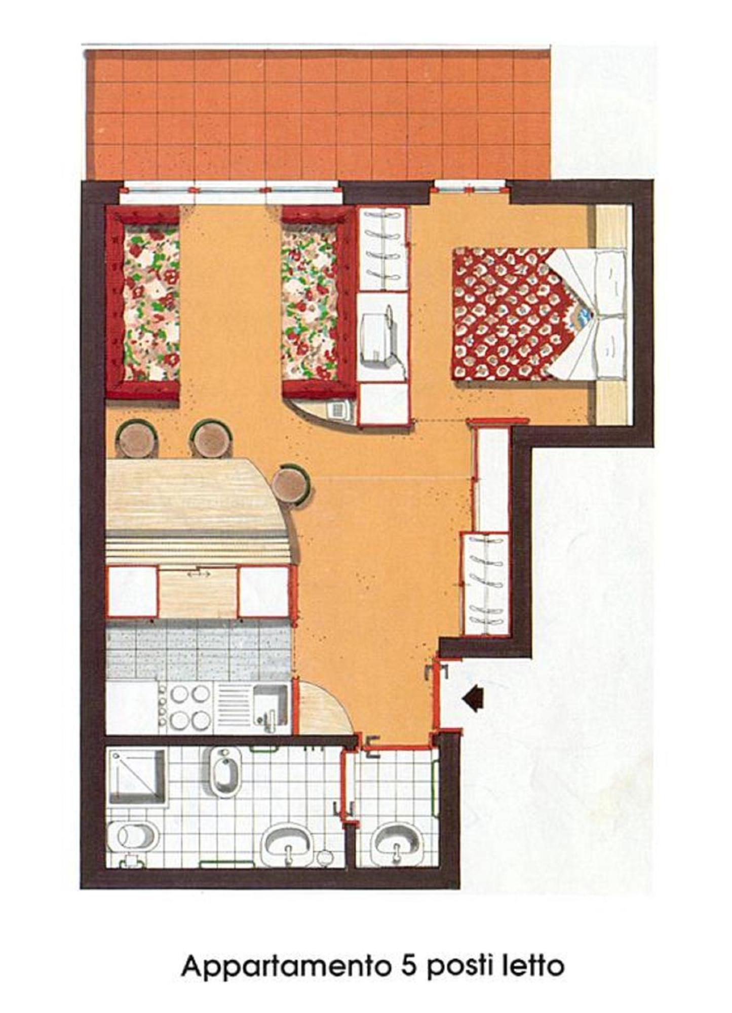 Residence Orsa Maggiore Мадонна-ди-Кампильо Номер фото
